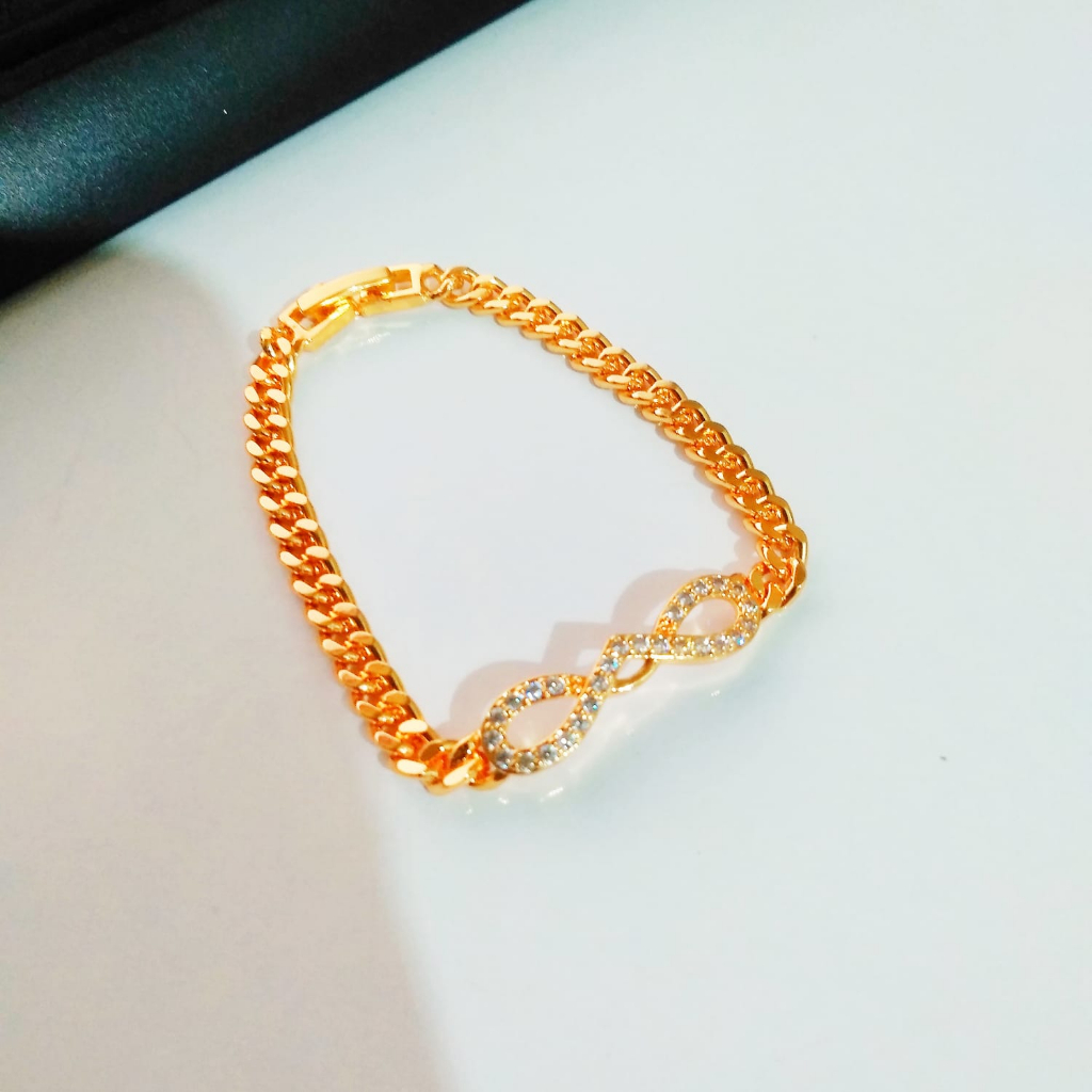 AV241 Grosir Gelang Rantai Anak Gelang Tangan Gold