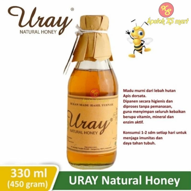 

URAY MADU MURNI 450 GRAM (330 ML) MADU ASLI MADU ORIGINAL MADU GRADE A