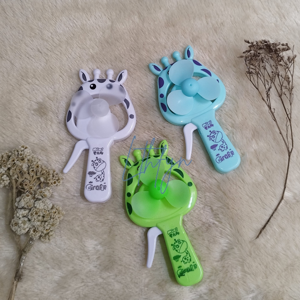 KIPAS ANGIN MINI TANGAN MANUAL KARAKTER // MINI FAN MANUAL KARAKTER