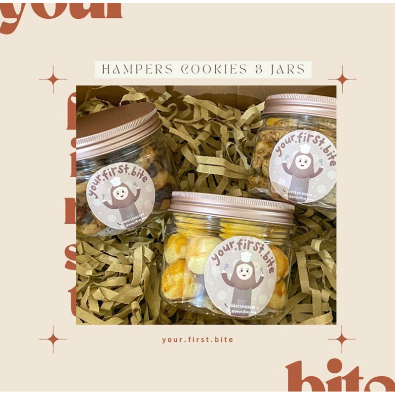 

hampers box isi 3 jars (small)