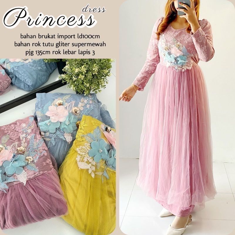PRINCESS MAXY WANITA/DRESS BRUKAT WANITA