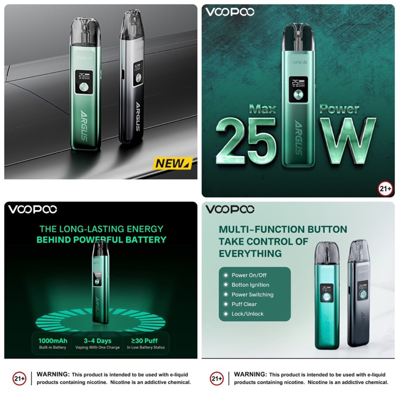 VOOPOO Argus G Pod Kit 1000mAh