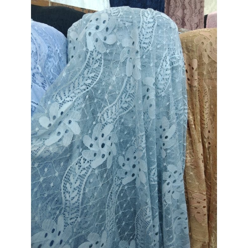 bahan kain brukat katun garment