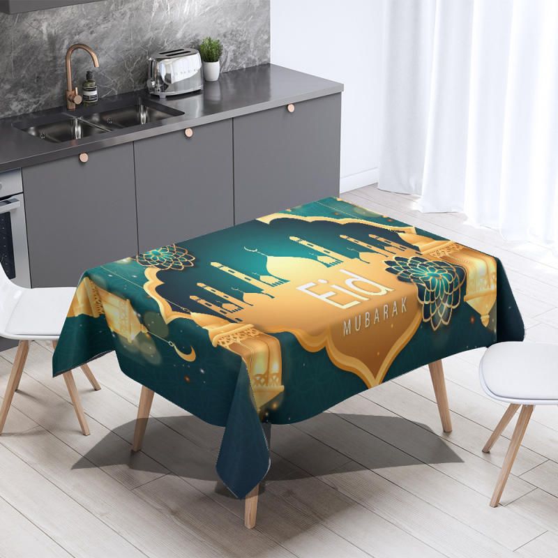 Ramadhan Table Runner 180cm / Taplak Meja Makan Tamu Lebaran Dekorasi Eid Mubarak Table Runner / Ram