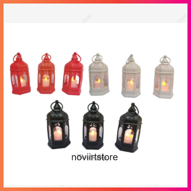 new Lilin Lentera LED Elektrik Bentuk Kubah