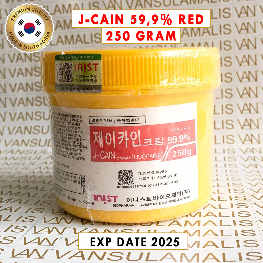 NUMBING JCAIN KOREA 59,9% J-CAIN MERAH 250GR ORIGINAL KOREA LEBIH AMPUH