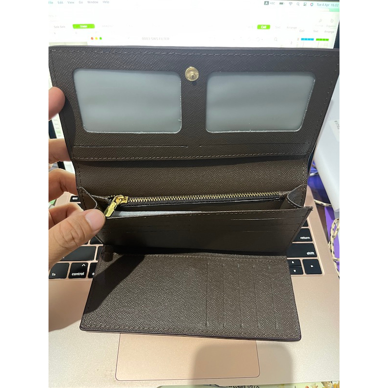 IMPOR ORIGINAL PREMIUM 61702 DOMPET PANJANG LIPAT WANITA DENGAN ZIPPER MUAT HP