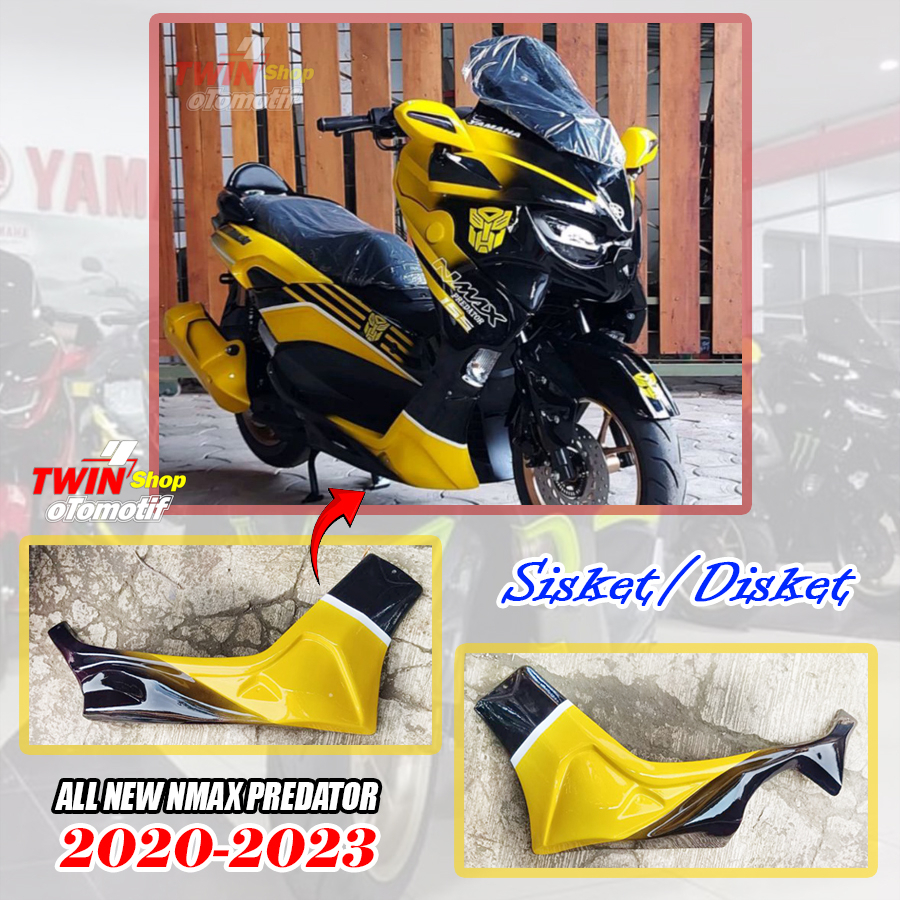BODY BAWAH NMAX PREDATOR, SISKET ALL NEW NMAX 2020-2023 DISKET YAMAHA NMAX NEW, SISKET NMAX, DISKET 