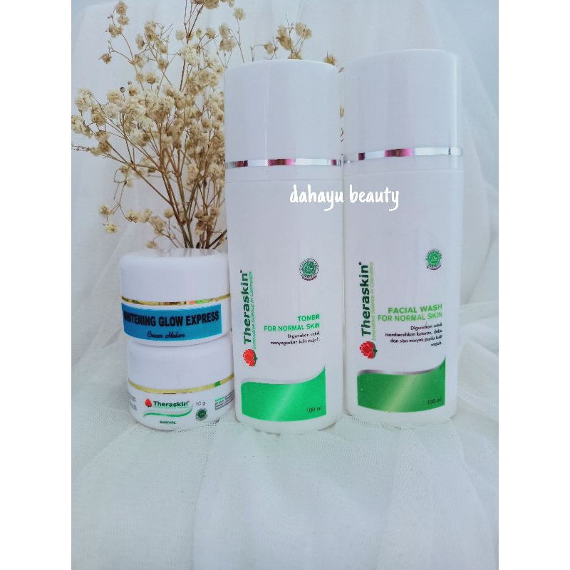 THERASKIN PAKET NORMAL WHITENING GLOW EXPRESS