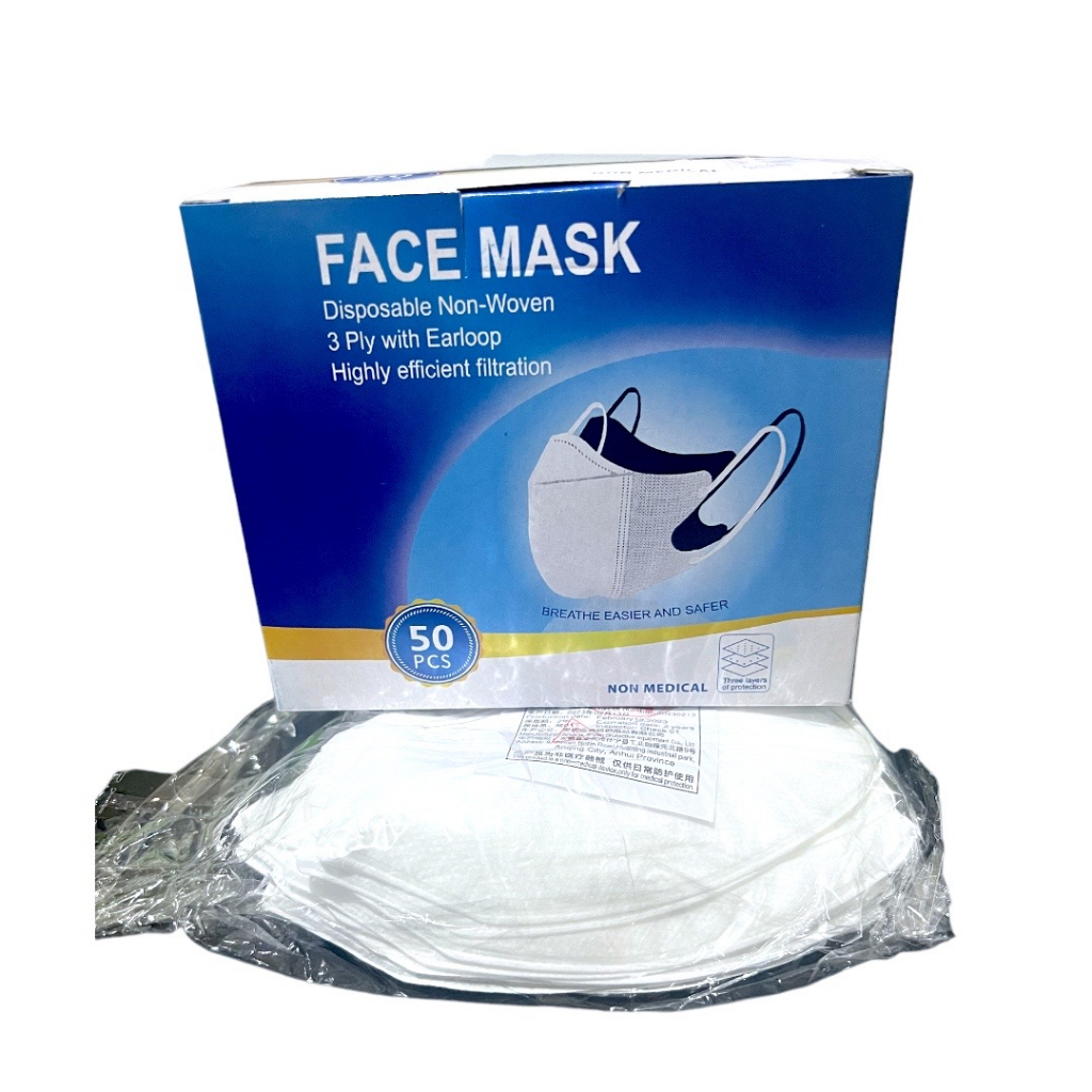 GROSIR 10 BOX MASKER DUCKBILL 3 PLY FACEMASK ISI 500 PCS + BOX