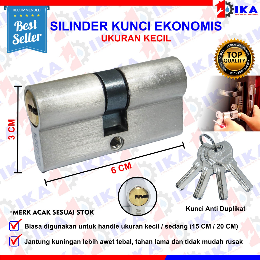 Isi silinder kunci pintu besar kecil computer  key / silinder kunci pintu aldron besar  3 4 5 pcs komputer keys