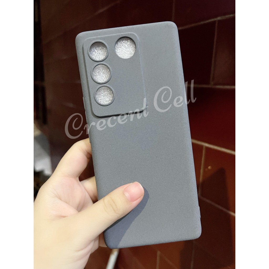 Soft Case Silikon Vivo V27 5G / Vivo V27 Pro Vivo V27e Slim Matte Silikon Sandstone