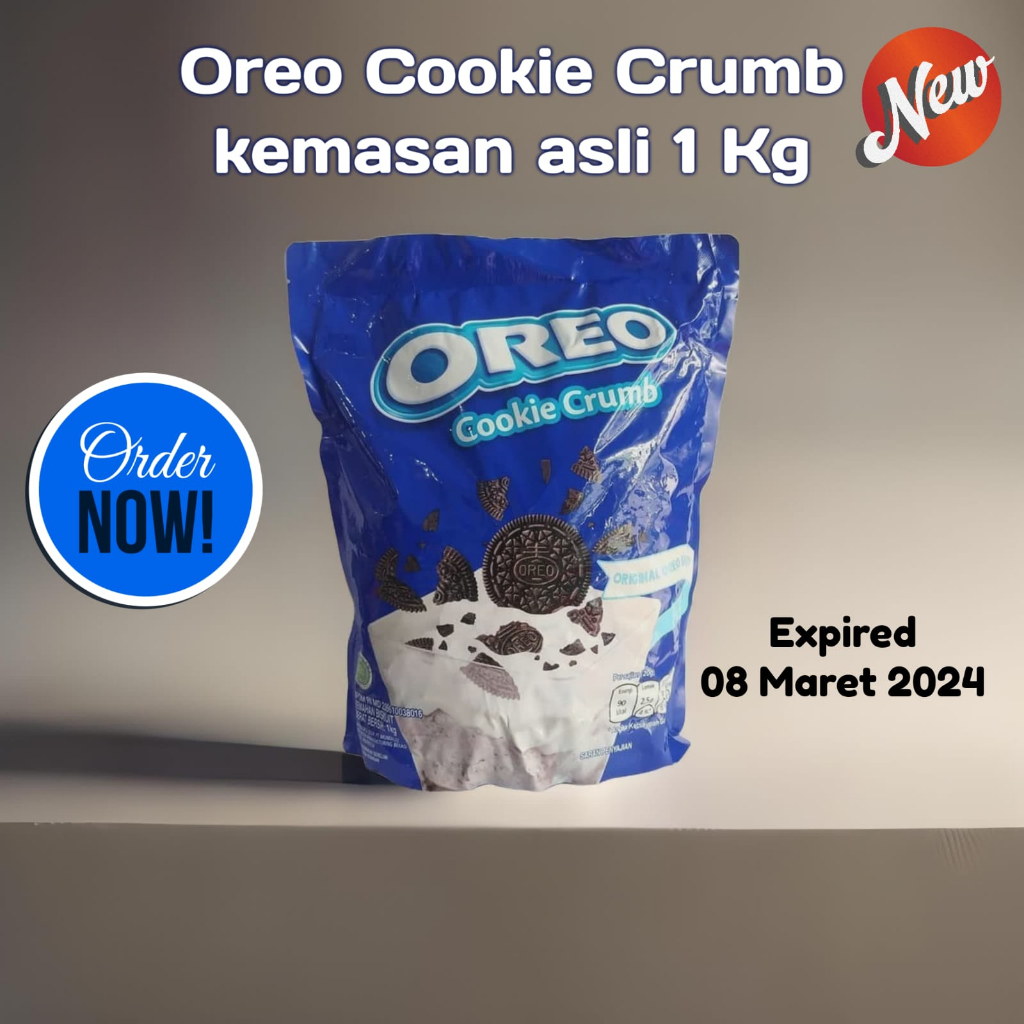 

Oreo Cookie Crumb Bubuk Kasar 1 kg