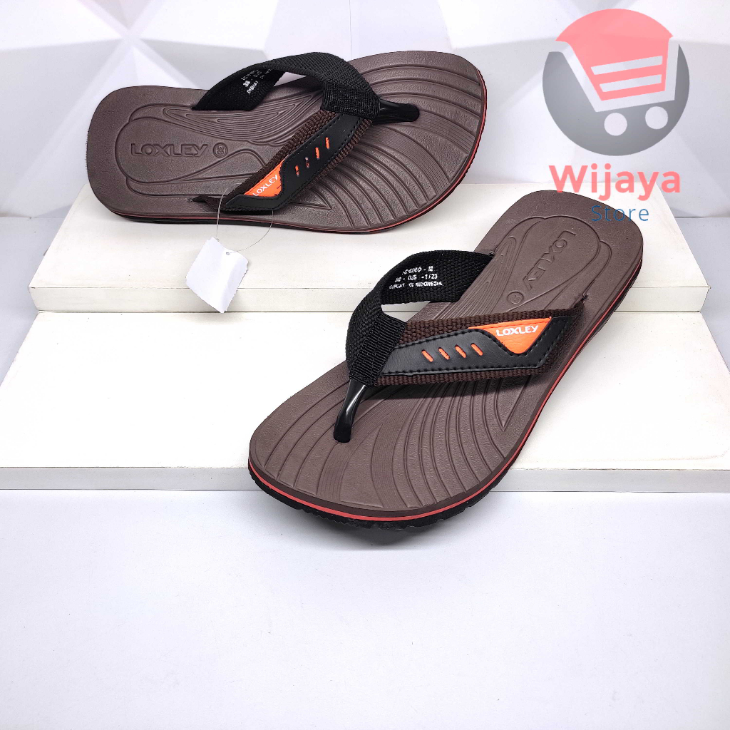 Sandal Pria Loxley Sendal Jepit Karet Cowok Laki-Laki Nyaman dan Awet Ichiro Luvino