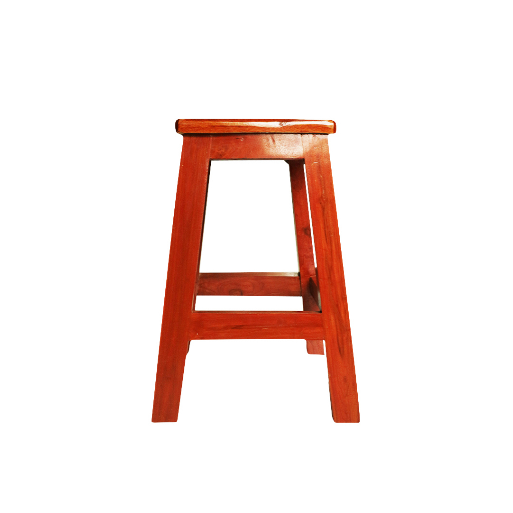 DM - Kursi Bangku Kayu Jati Belanda Blanda Asli Cafe Ukuran 50 cm Wooden Chair