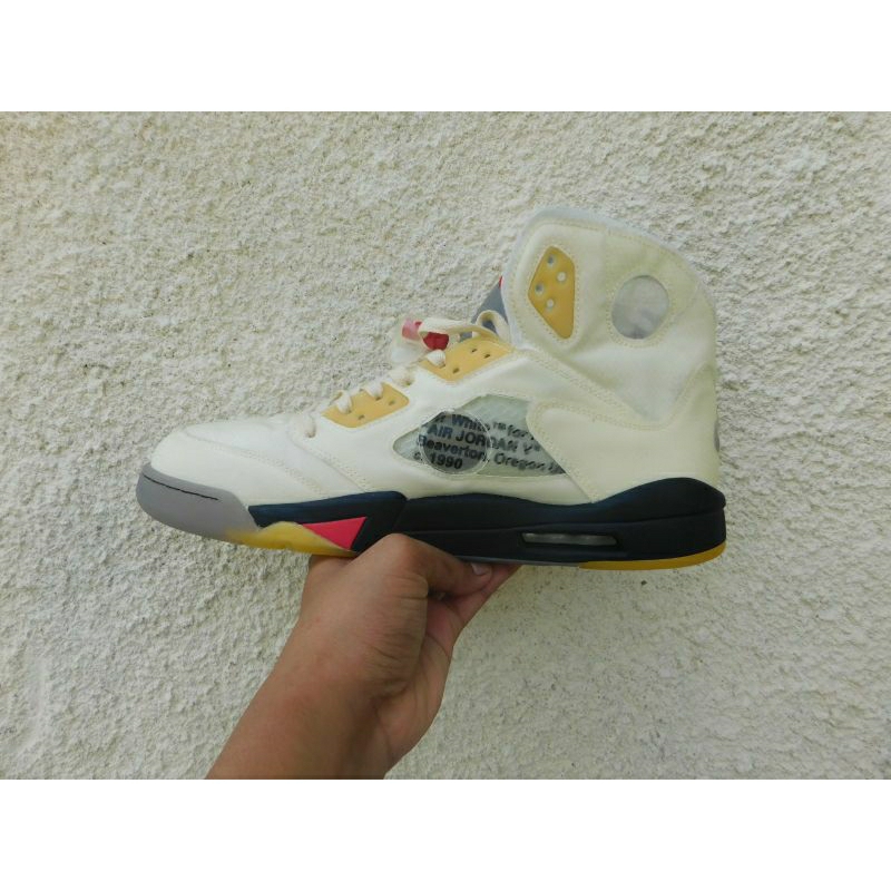 Jordan 5 Retro off white sail - Size 47