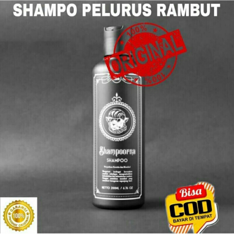 Shamporna shampo pelurus rambut anti ketombe anti ikal pria wanita 60ml