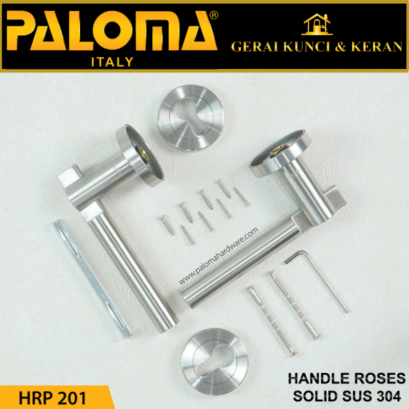 Handle Pintu Roses PALOMA HRP 201 LHS KLOSE STAINLESS STEEL