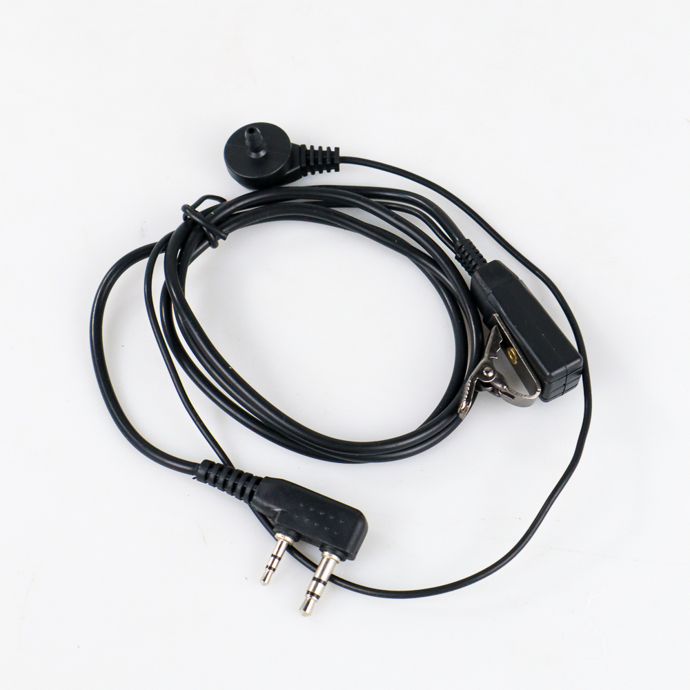 TaffSTUDIO Headset Earphone FBI Style untuk Walkie Talkie - C93A - Black