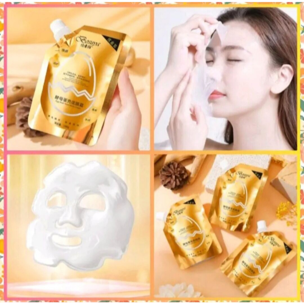 Mask Cream Egg Shell Yeast