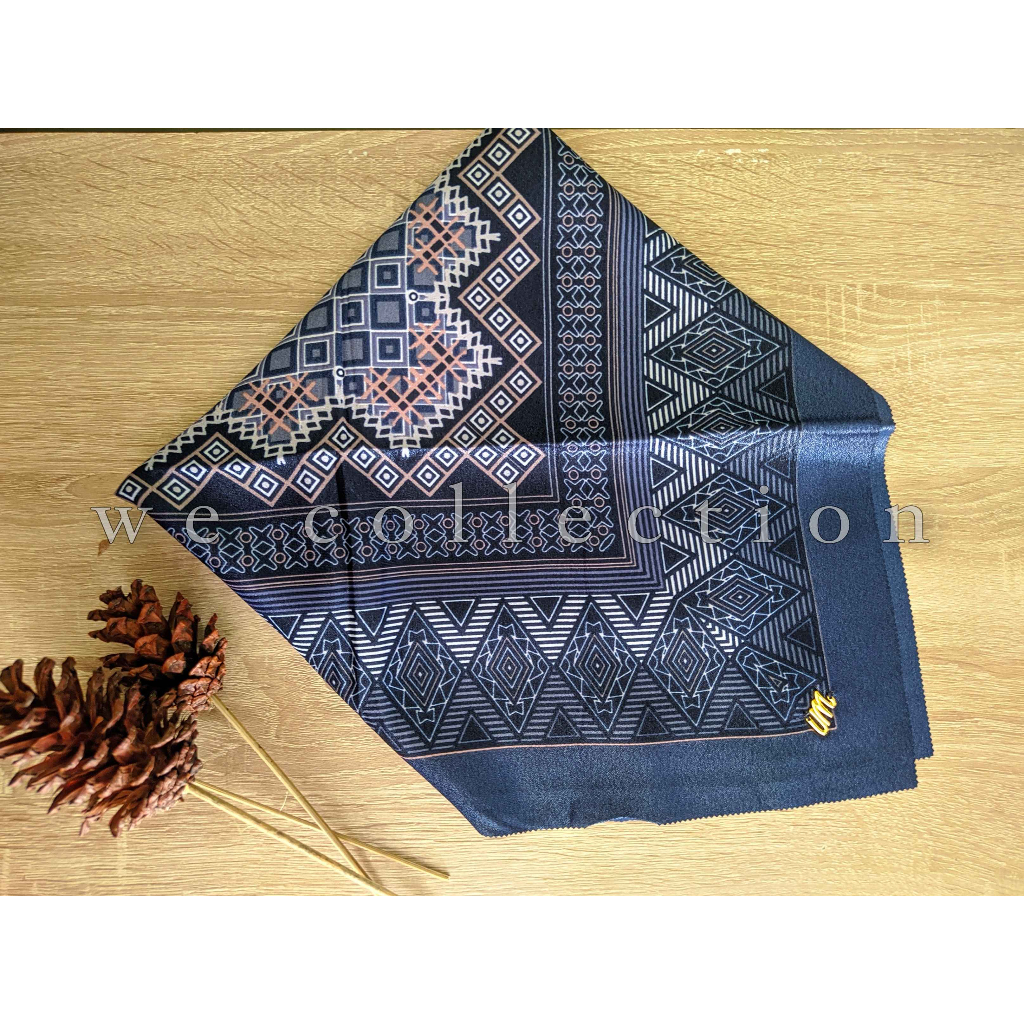 HIJAB UMAMA LUXURY SCARF GLAMOUR PRINT MOTIF LASERCUT