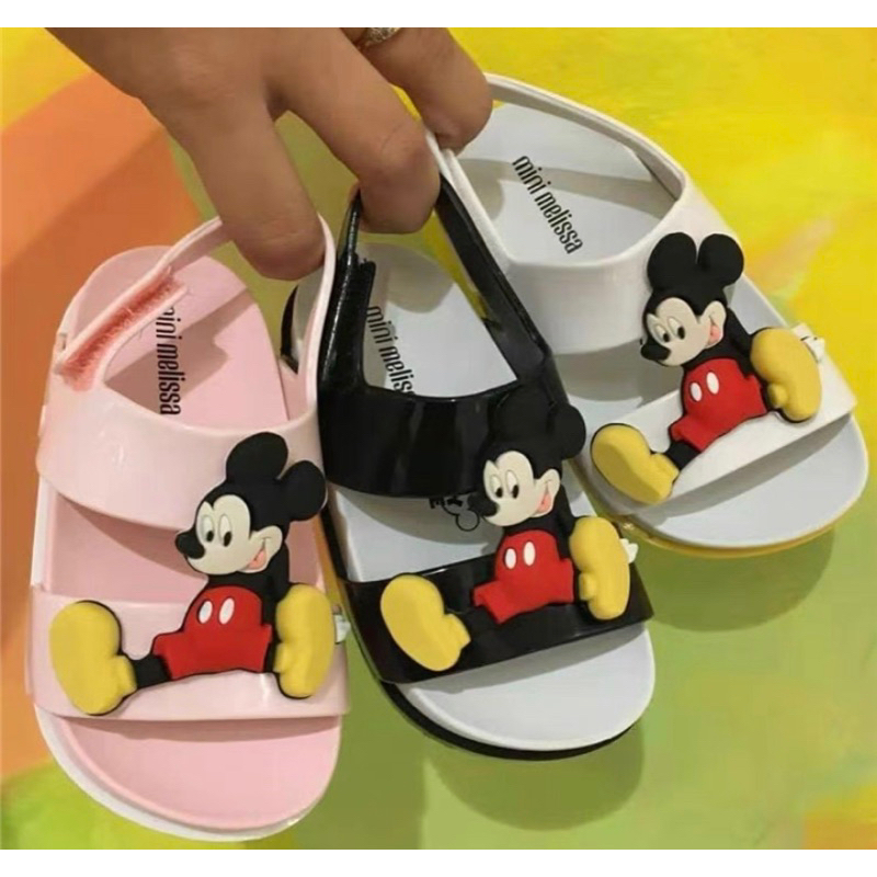 sandal anak minni mel micky mouse