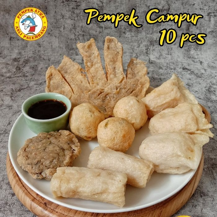 

PEMPEK PALEMBANG TENGGIRI - CAMPUR, Cemilan Frozen Asli Cuko Sedap