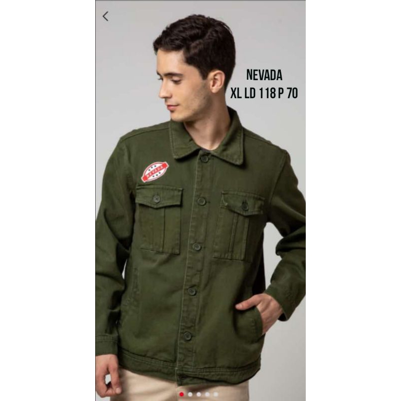 Jaket Jeans Cowo Remaja Dewasa Nevada