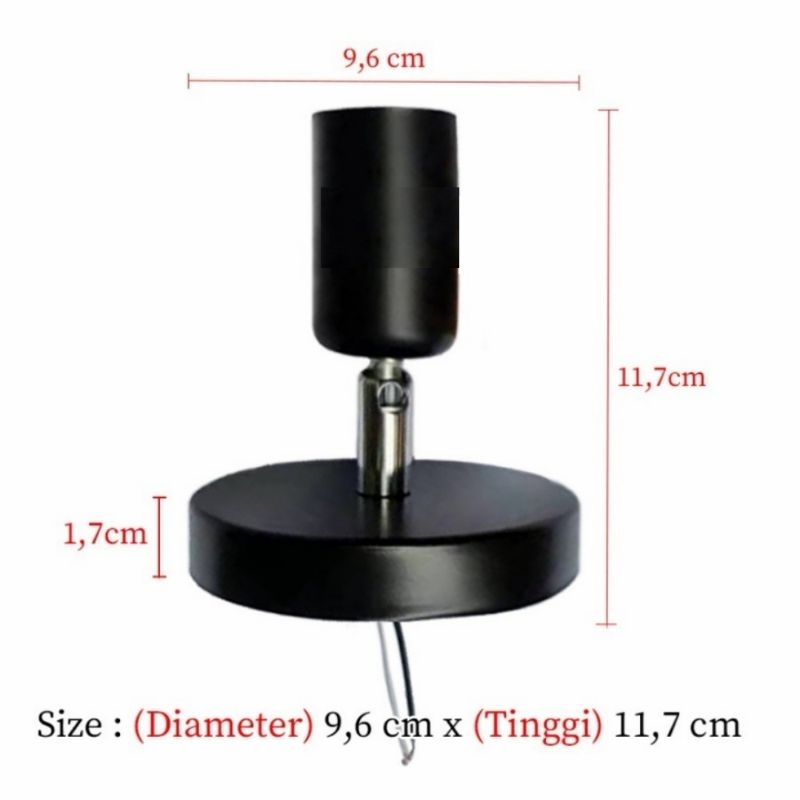 [COD] FITTING LAMPU HOLDER 180 DERAJAT - FITTING LAMPU PLAFON