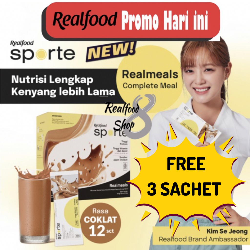 Realfood Sporte Realmeals Cokelat Sereal Protein Bird’s Nest (realfood)