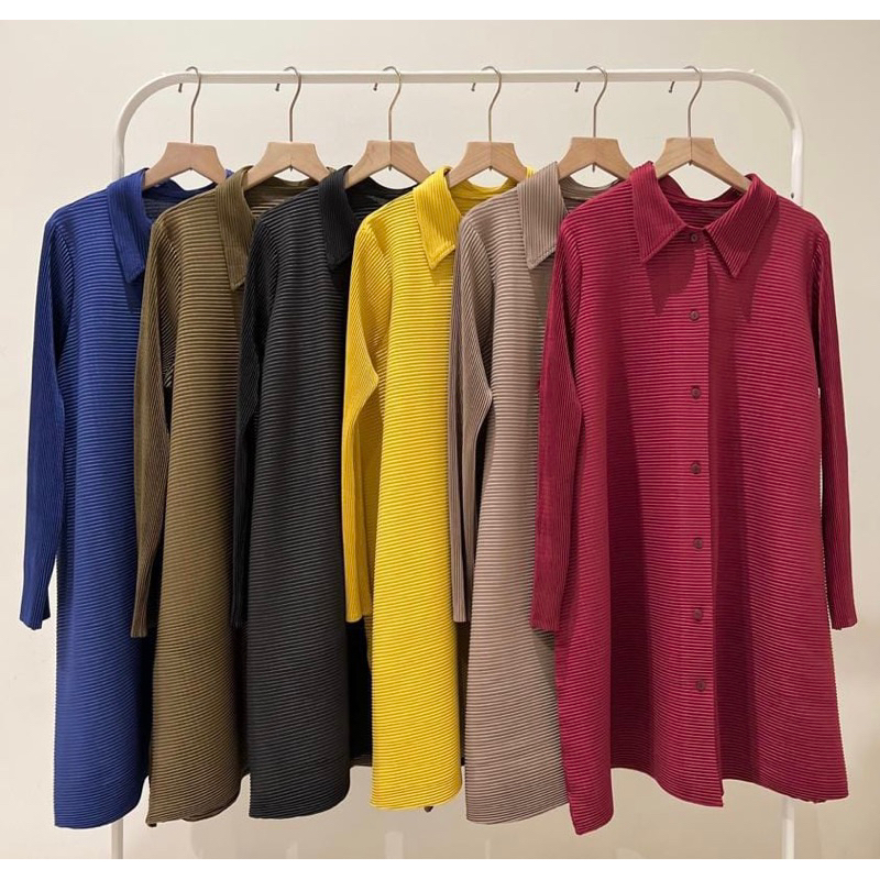 Tasyi pleats tunik / tunik plisket premium