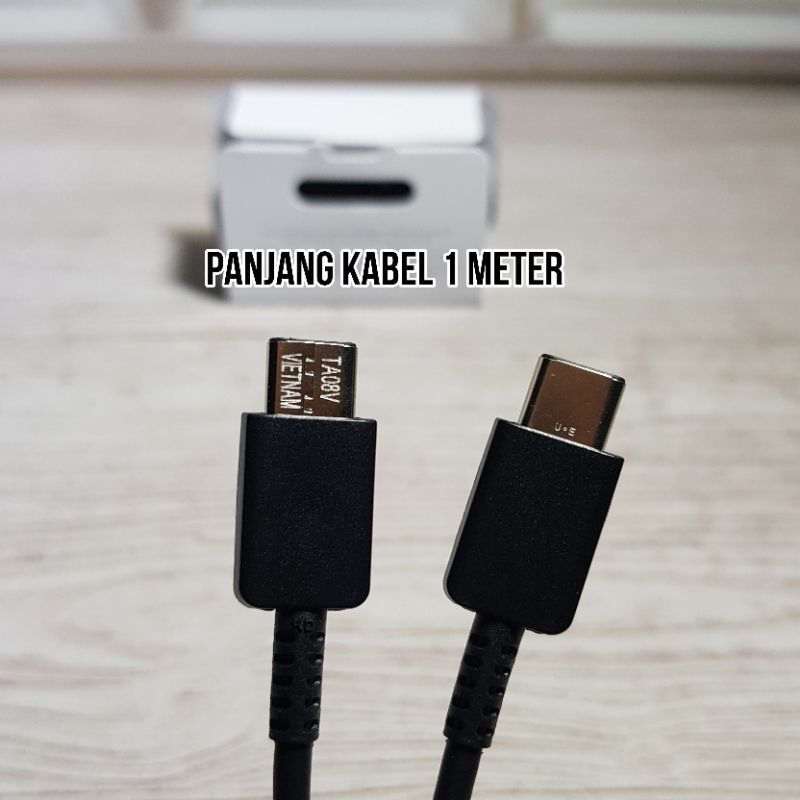 Kabel Data USB Samsung Galaxy Type C to C Fast Charging A23 A34 A54 ORIGINAL