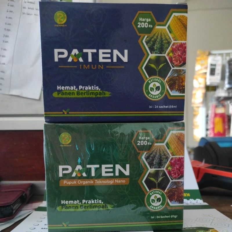 Pupuk Paten dan pupuk paten imun (1 box isi 24 sachet)