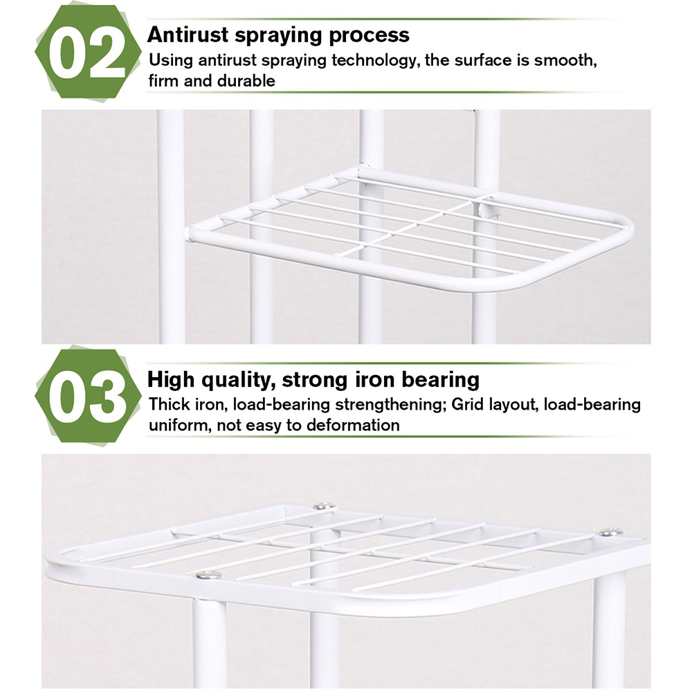 Rak Tanaman Bertingkat Flower Stand Rack 8 - H919-1