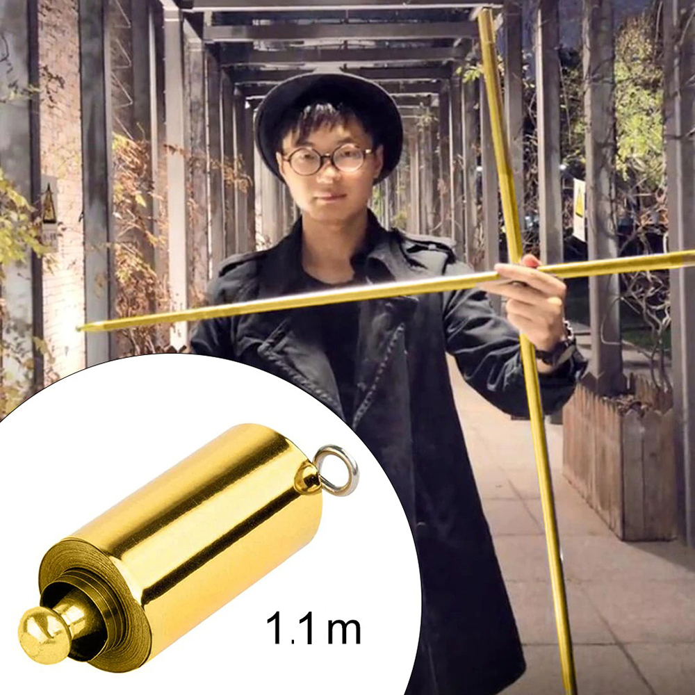 Tongkat Sulap Retractable Metal Magic Trick Panjang 1.1 Meter