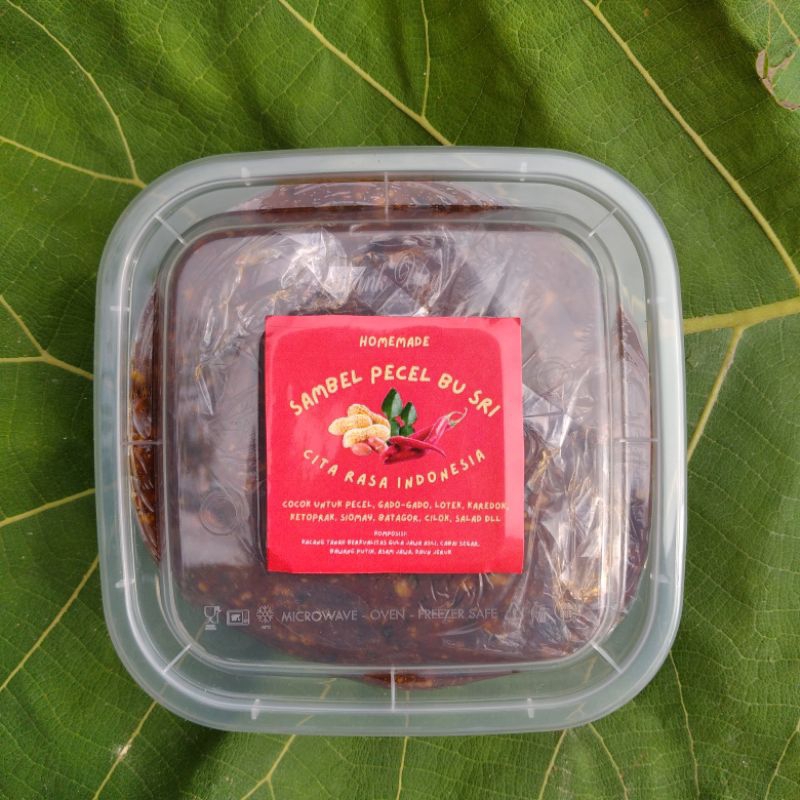 

[500 gram] Sambel Pecel Bu Sri Sambel Kacang Daun Jeruk
