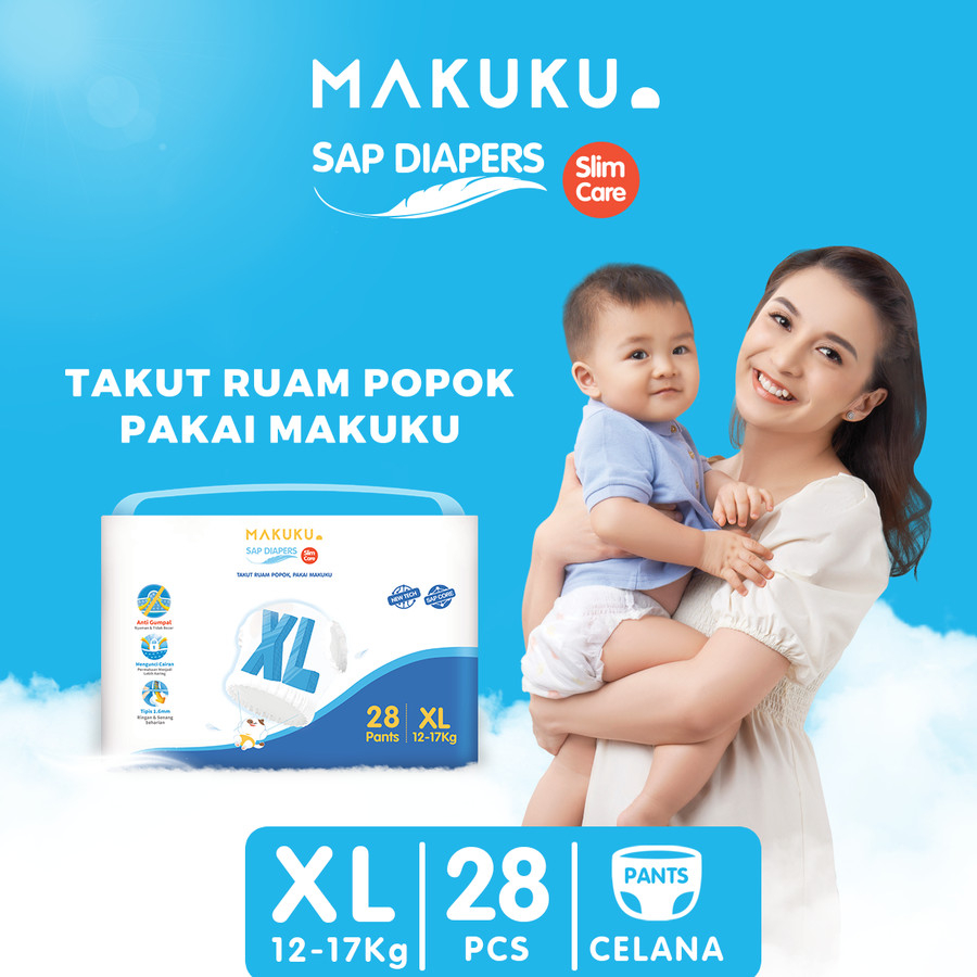 MAKUKU SAP Diapers Slim Care / popok bayi tipis