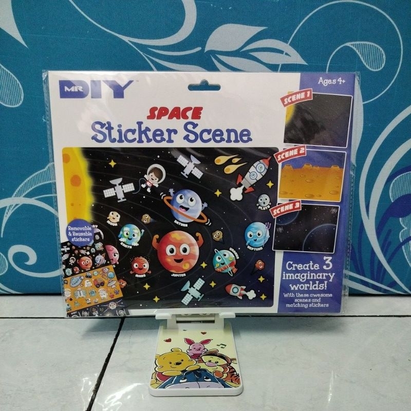 mr diy - sticker scene - space