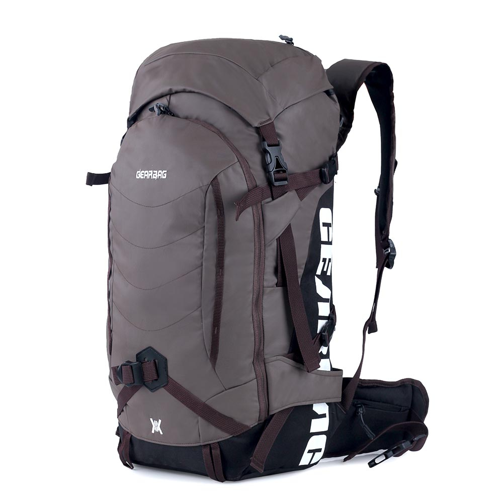 Justrue Keril 50 Liter Tas Gunung Carrier 50L Cokelat 503