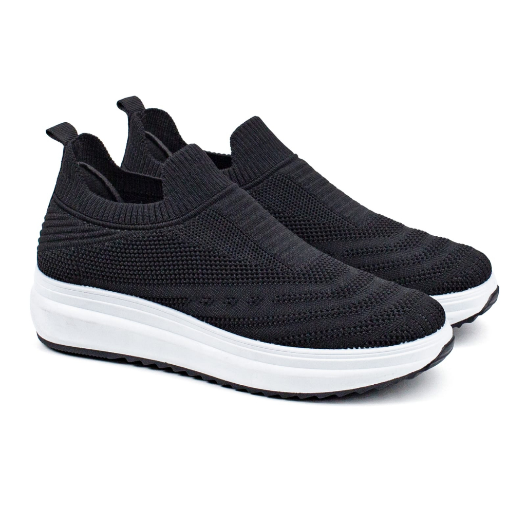 Sepatu Slip On Terbaru Sneakers Wanita Import Tanpa Tali Fashion Korea Casual Sport Shoes TG7100