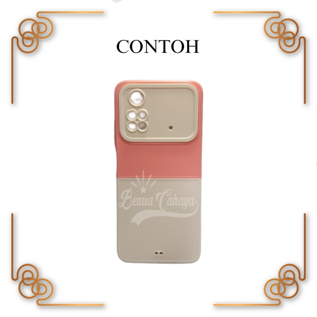 CASE TWO TONE SAMSUNG J4+ / J4 PLUS/ J6+ / J6 PLUS - CANDY COLOUR 2 WARNA SOFTCASE -CASE 2 COLOUR-