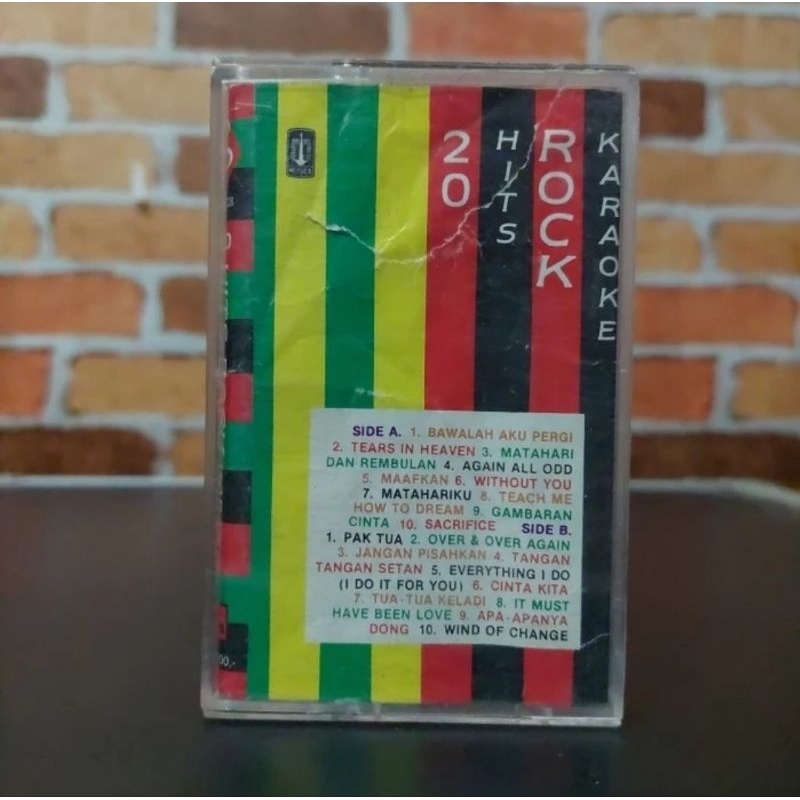 Kaset Pita 20 Hits Rock Karaoke