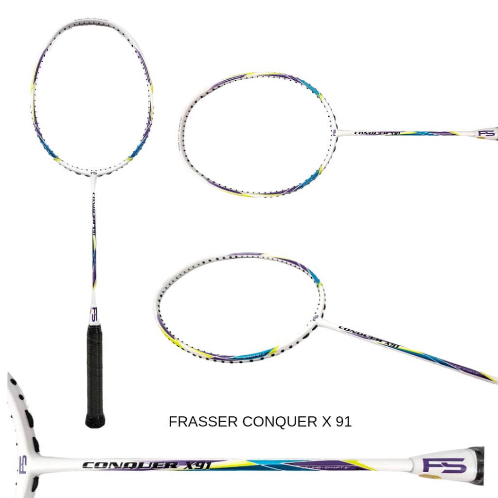 Frasser Raket Badminton Bulutangkis Conquer X 91  Sms