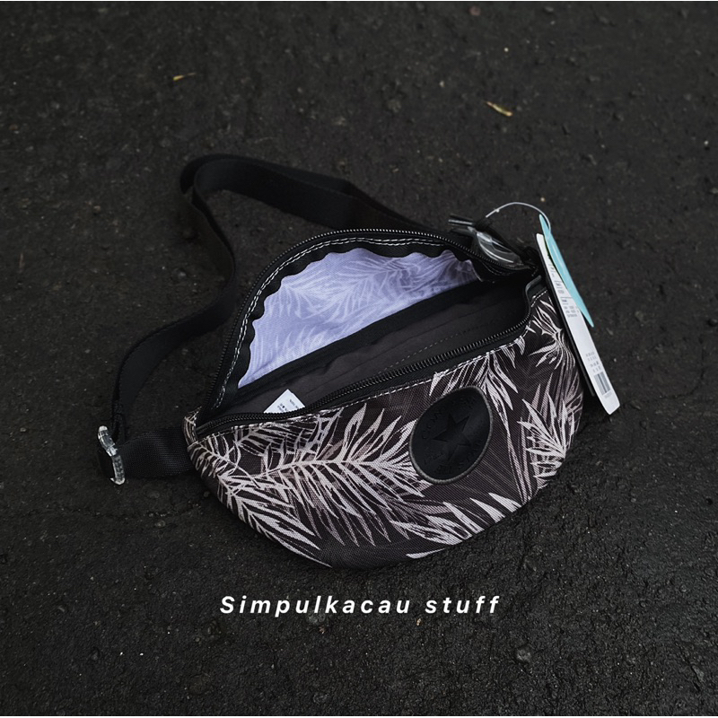 converse slingpack waistbag black original