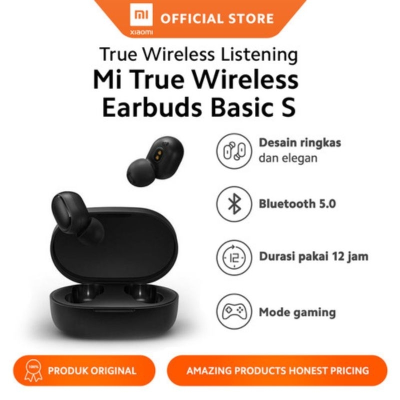 MI TRUE WIRELESS EARBUDS BASIC S