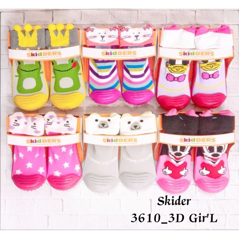 Skidder Prewalker Shoes  Girl / Boy Sepatu Bayi Alas Karet / Skider