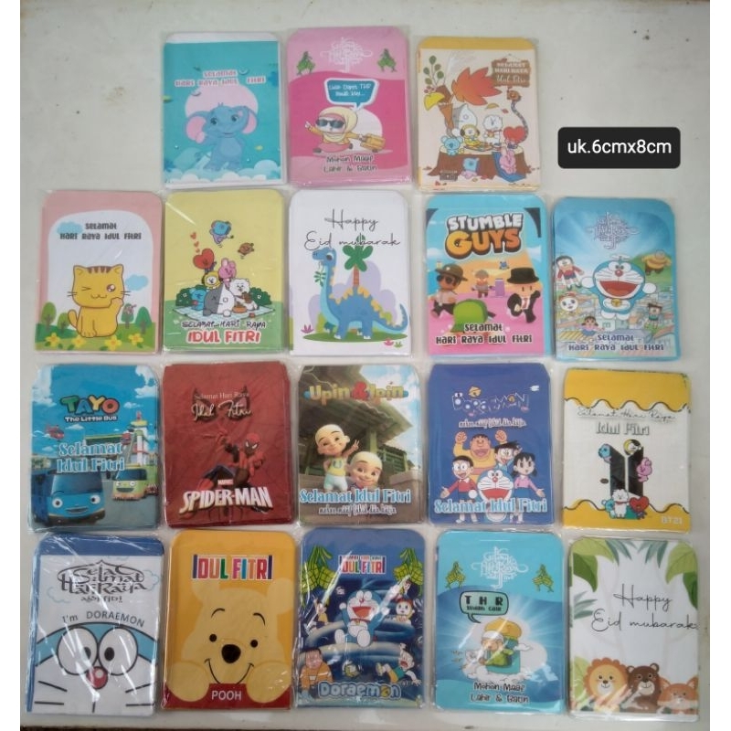

amplop lebaran kecil isi 10 ukuran 6x8cm