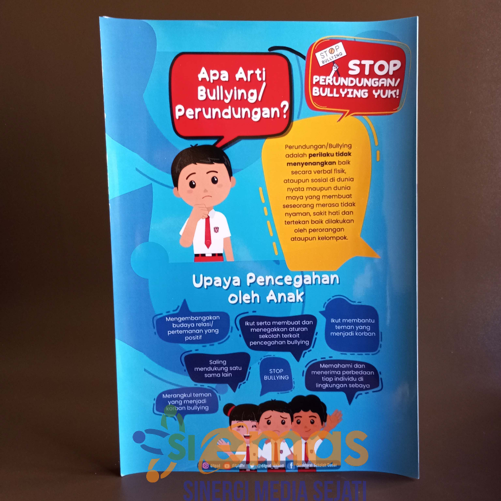 

Paket 3 Poster Stop Bullying | 3 Poster Stop Bullying pada Anak | Poster Akibat Bullying | Poster Sekolah