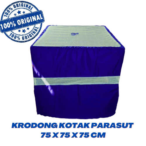 KRODONG PARASUT KOTAK 75x75x75 CM