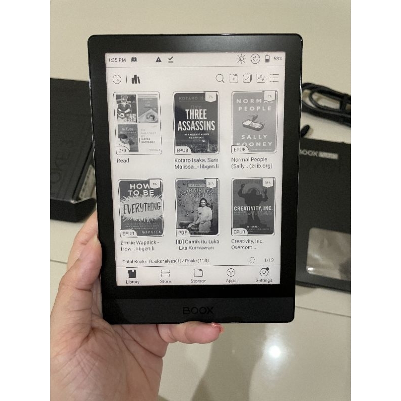 SECOND MULUS Like New - ONYX BOOX POKE 3 Ereader | Pemakaian Pribadi ada garansi